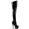 Pleaser - KISS3010 Plateau overknee Laarzen - Zwart Product image